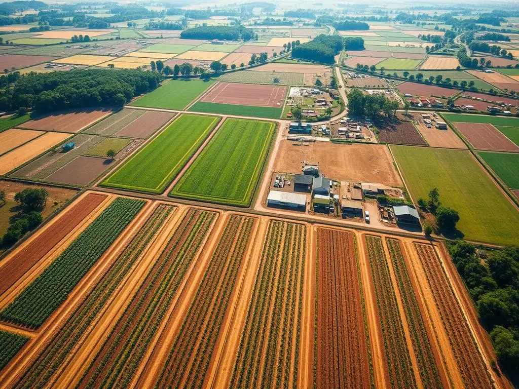 Agricultural land investment in Brazil showing productive farmland Agricultural land investment in Brazil showing productive farmland
