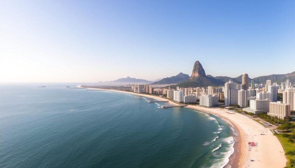 Beachfront properties in Rio de Janeiro with mountain views, prime Brazil property investment location Beachfront properties in Rio de Janeiro with mountain views, prime Brazil property investment location
