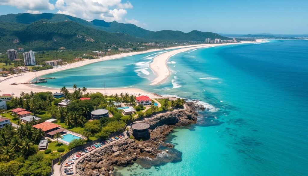Beautiful beaches of Northeast Brazil showing tourism-driven Brazil property investment potential Beautiful beaches of Northeast Brazil showing tourism-driven Brazil property investment potential