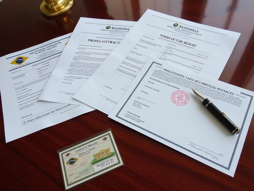 Brazilian legal documents for property purchase with CPF card Brazilian legal documents for property purchase with CPF card
