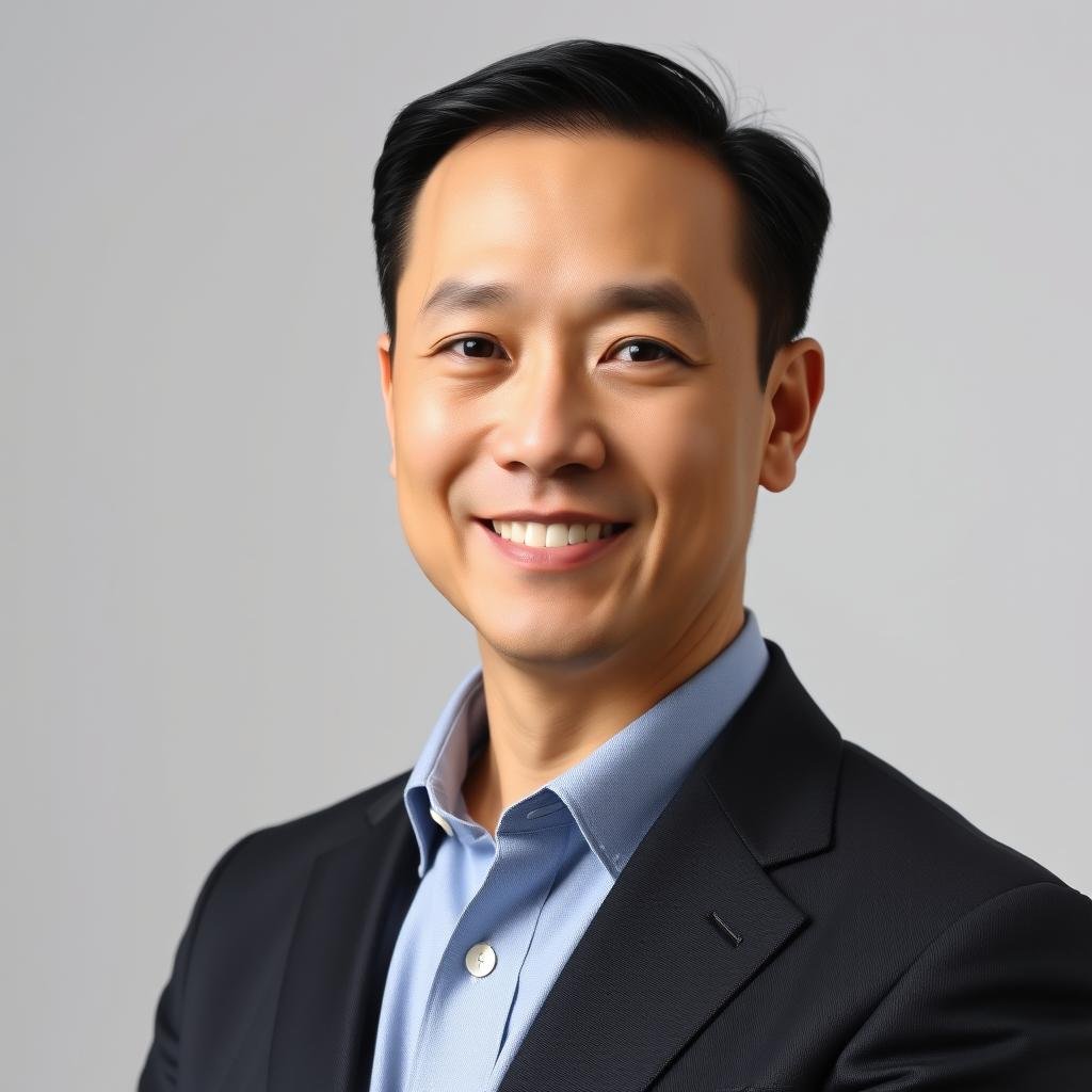Portrait of Chinese investor Wei Zhang Portrait of Chinese investor Wei Zhang