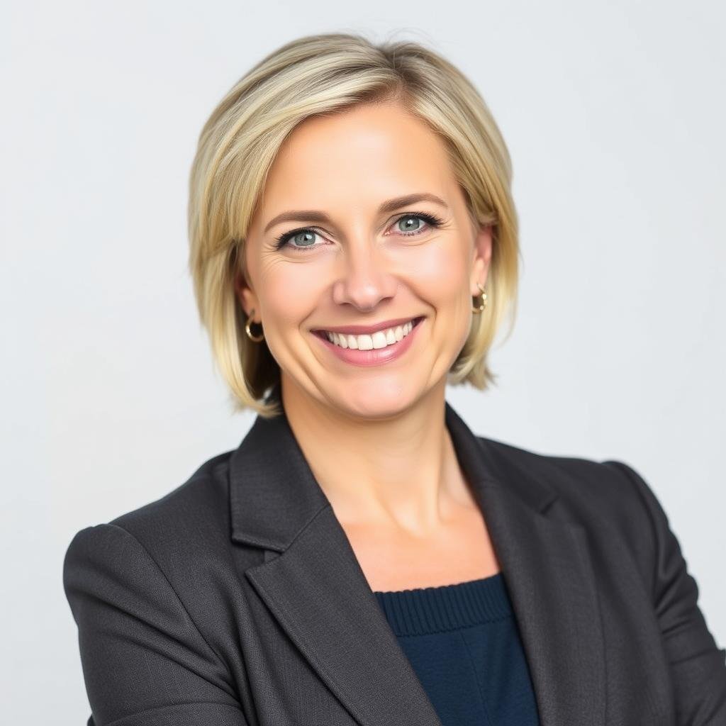 Portrait of German investor Lisa Schmidt Portrait of German investor Lisa Schmidt