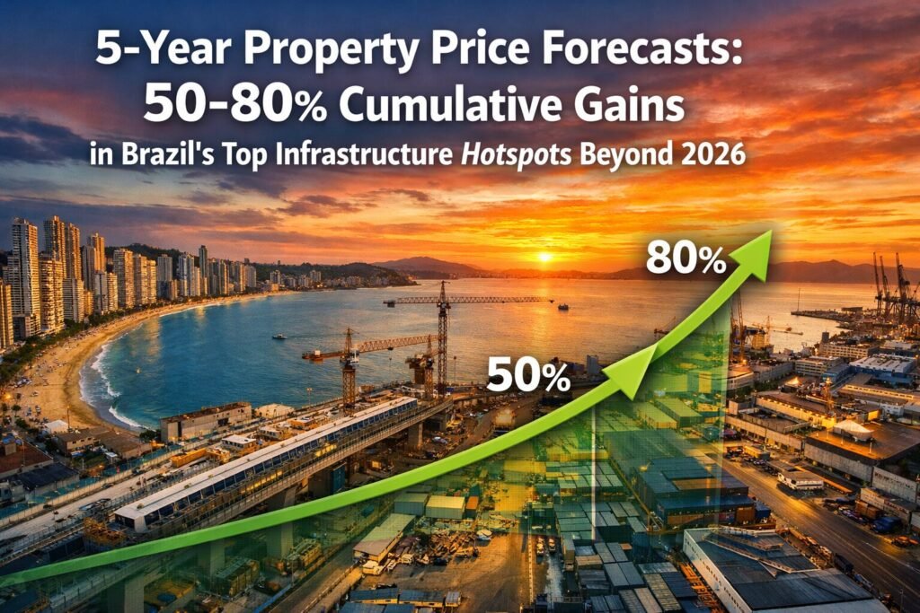 5-Year Property Price Forecasts: 50-80% Cumulative Gains in Brazil's Top Infrastructure Hotspots Beyond 2026