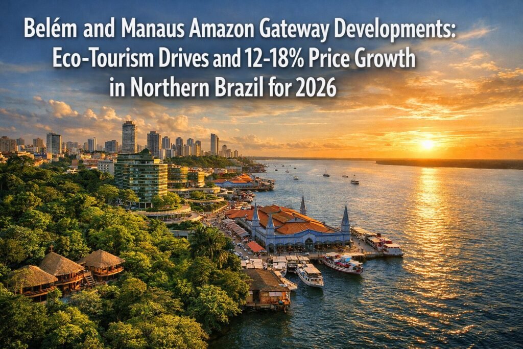 Belém and Manaus Amazon Gateway Developments: Eco-Tourism Drives and 12-18% Price Growth in Northern Brazil for 2026