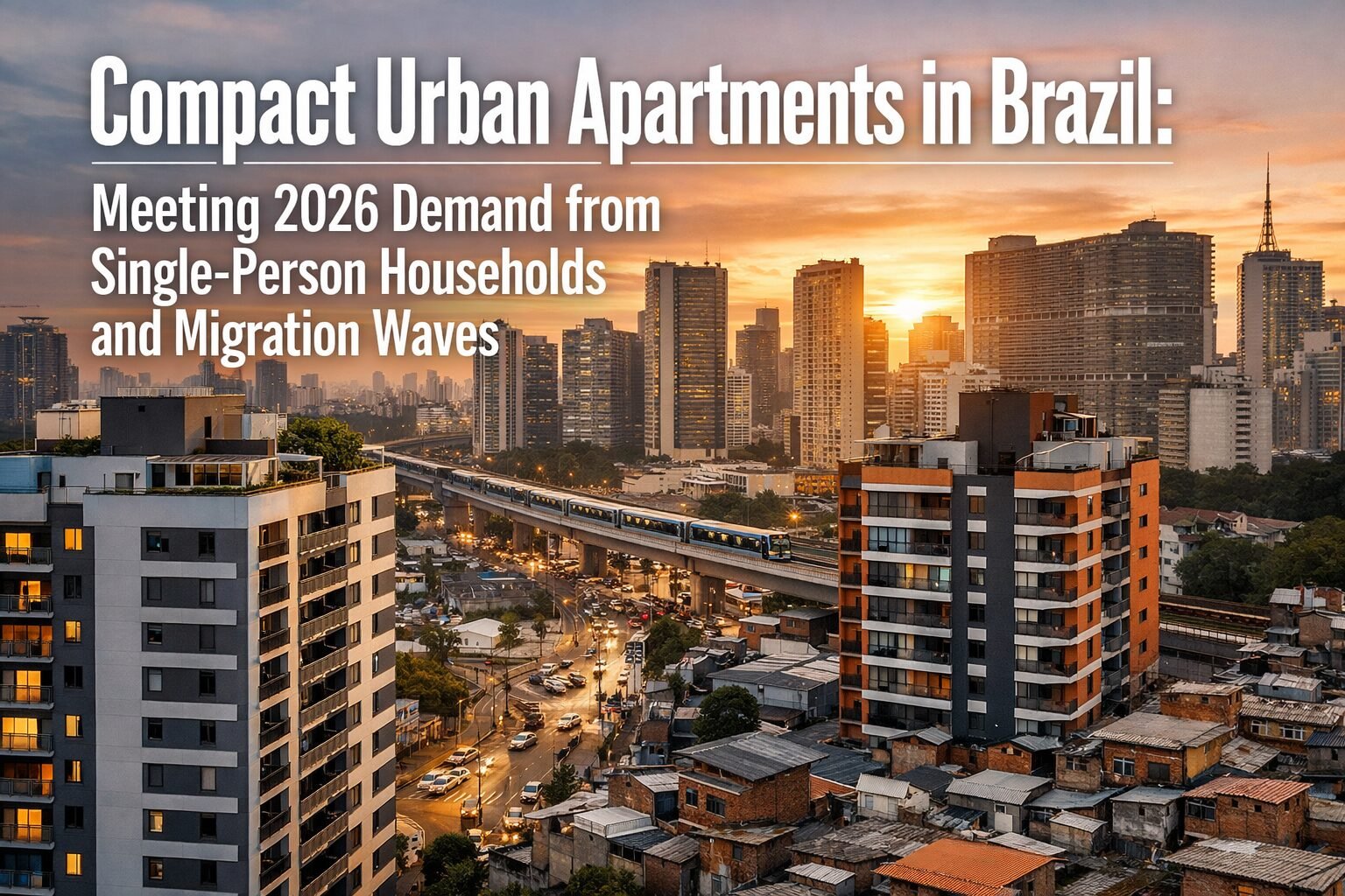 Compact Urban Apartments in Brazil: Meeting 2026 Demand from Single-Person Households and Migration Waves