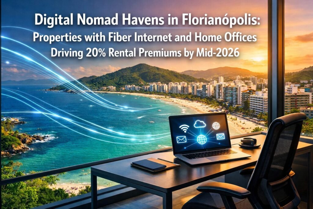 Digital Nomad Havens in Florianópolis: Properties with Fiber Internet and Home Offices Driving 20% Rental Premiums by Mid-2026