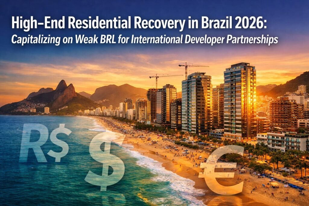 High-End Residential Recovery in Brazil 2026: Capitalizing on Weak BRL for International Developer Partnerships