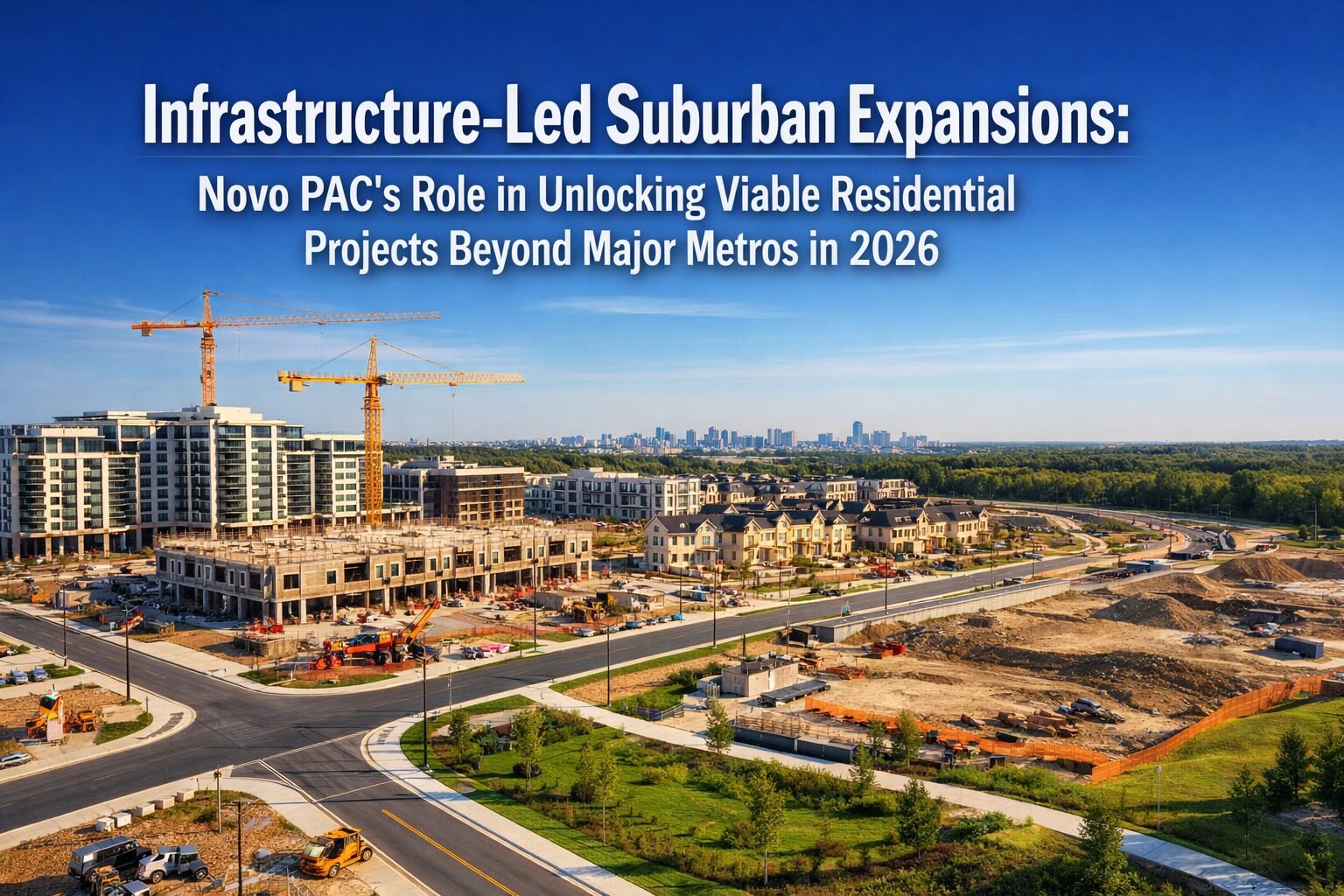 Infrastructure-Led Suburban Expansions: Novo PAC's Role in Unlocking Viable Residential Projects Beyond Major Metros in 2026