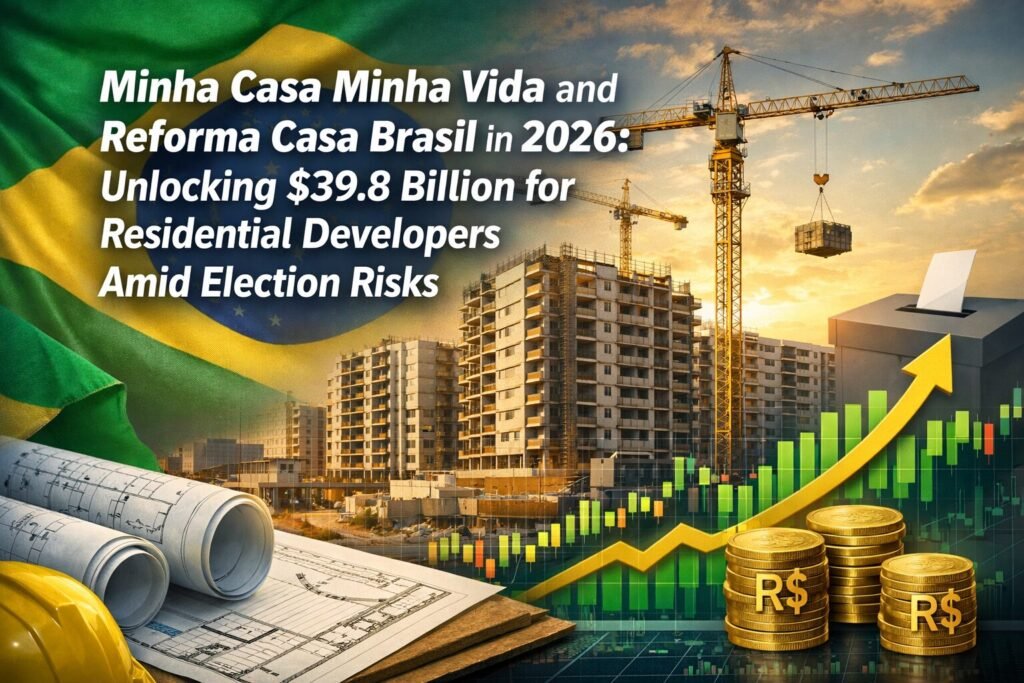Minha Casa Minha Vida and Reforma Casa Brasil in 2026: Unlocking $39.8 Billion for Residential Developers Amid Election Risks
