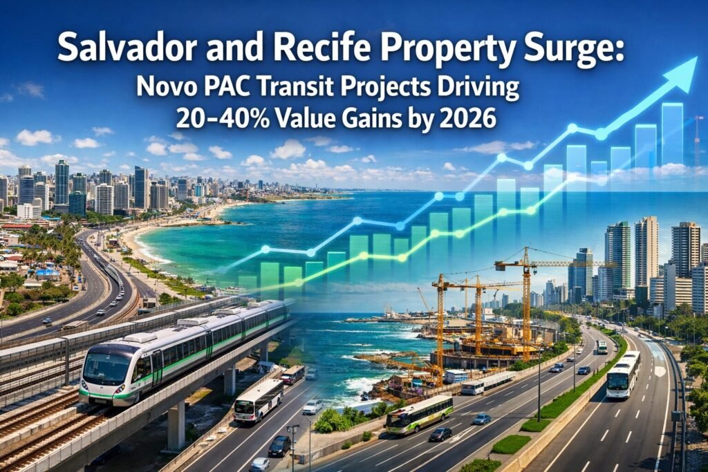 Salvador and Recife Property Surge: Novo PAC Transit Projects Driving 20-40% Value Gains by 2026