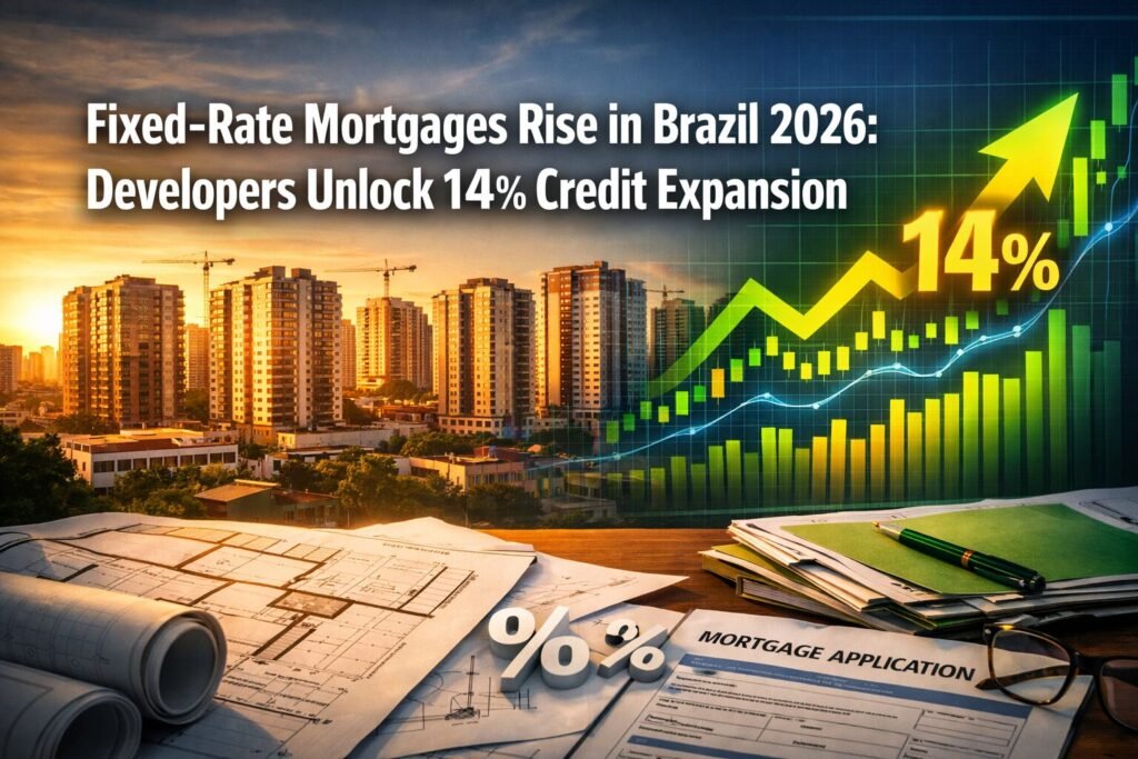 Fixed-Rate Mortgages Rise in Brazil 2026: How Developers Can Leverage 14% Credit Expansion for Mid-Range Launches