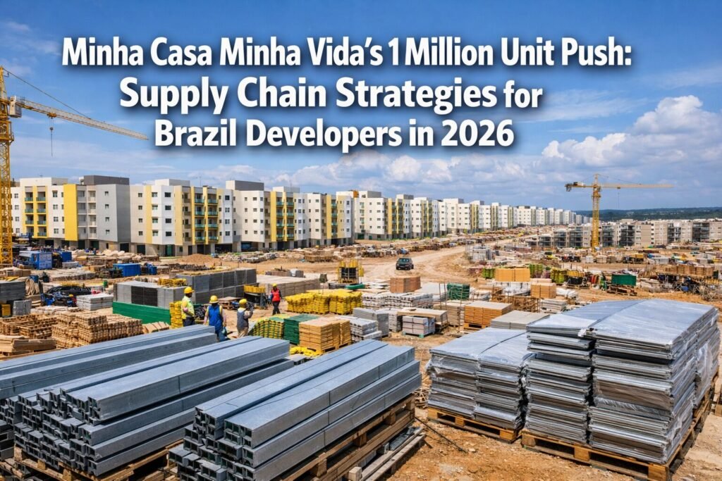 Minha Casa Minha Vida's 1 Million Unit Push: Supply Chain Strategies for Brazil Developers in 2026