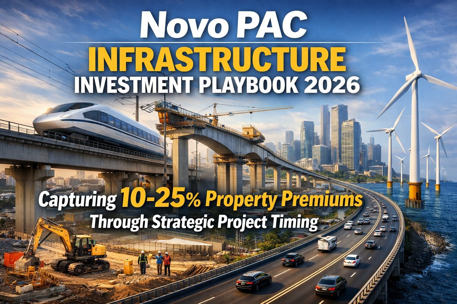 Novo PAC Infrastructure Investment Playbook 2026: Capturing 10-25% Property Premiums Through Strategic Project Timing