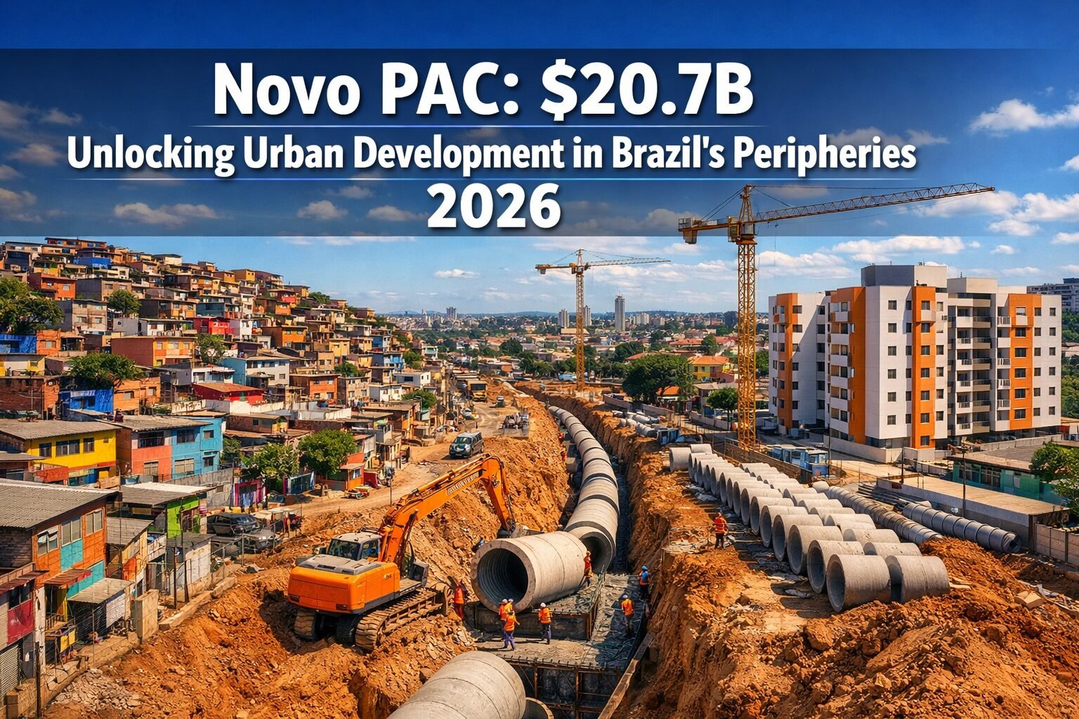 Novo PAC Sanitation Investments: Unlocking Residential Development in Brazil's Underserved Urban Peripheries 2026