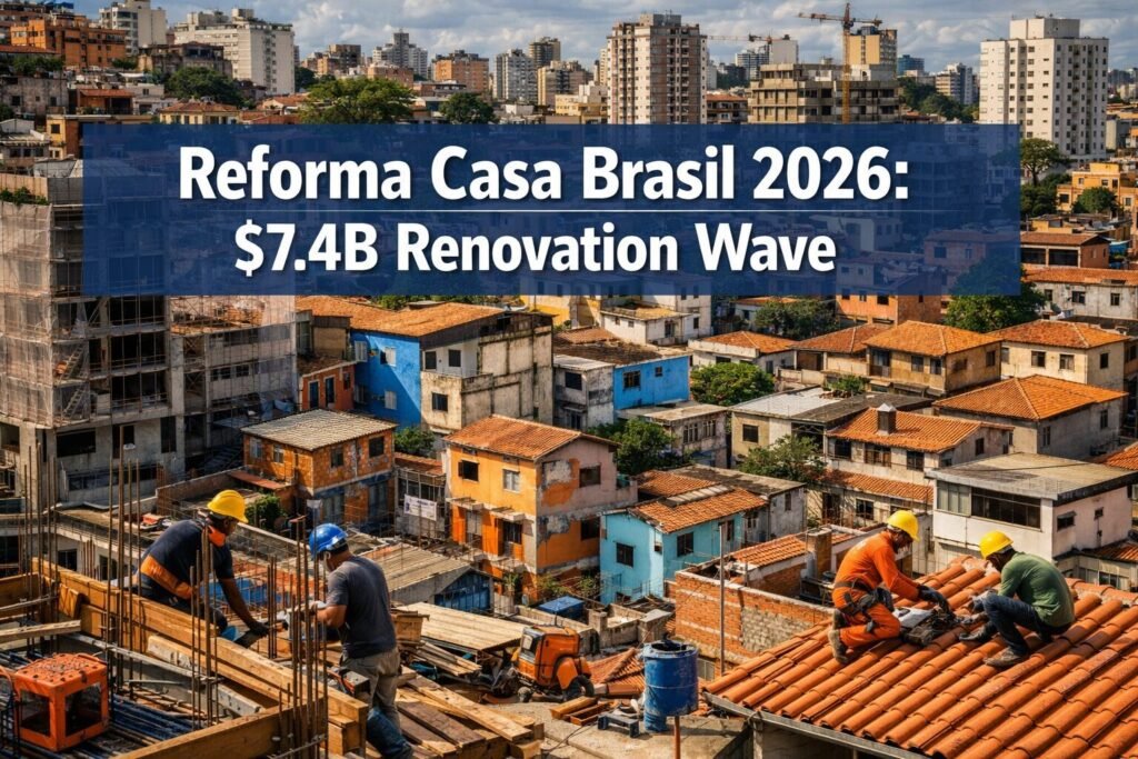 Reforma Casa Brasil 2026: $7.4B Renovation Wave Driving Urban Infill Development Opportunities