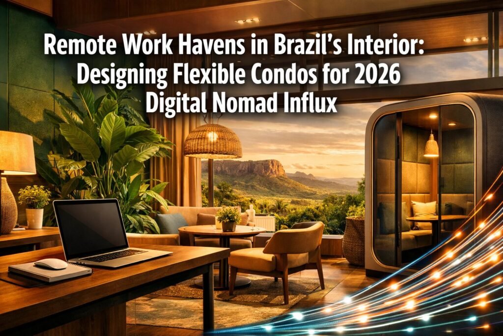 Remote Work Havens in Brazil's Interior: Designing Flexible Condos for 2026 Digital Nomad Influx