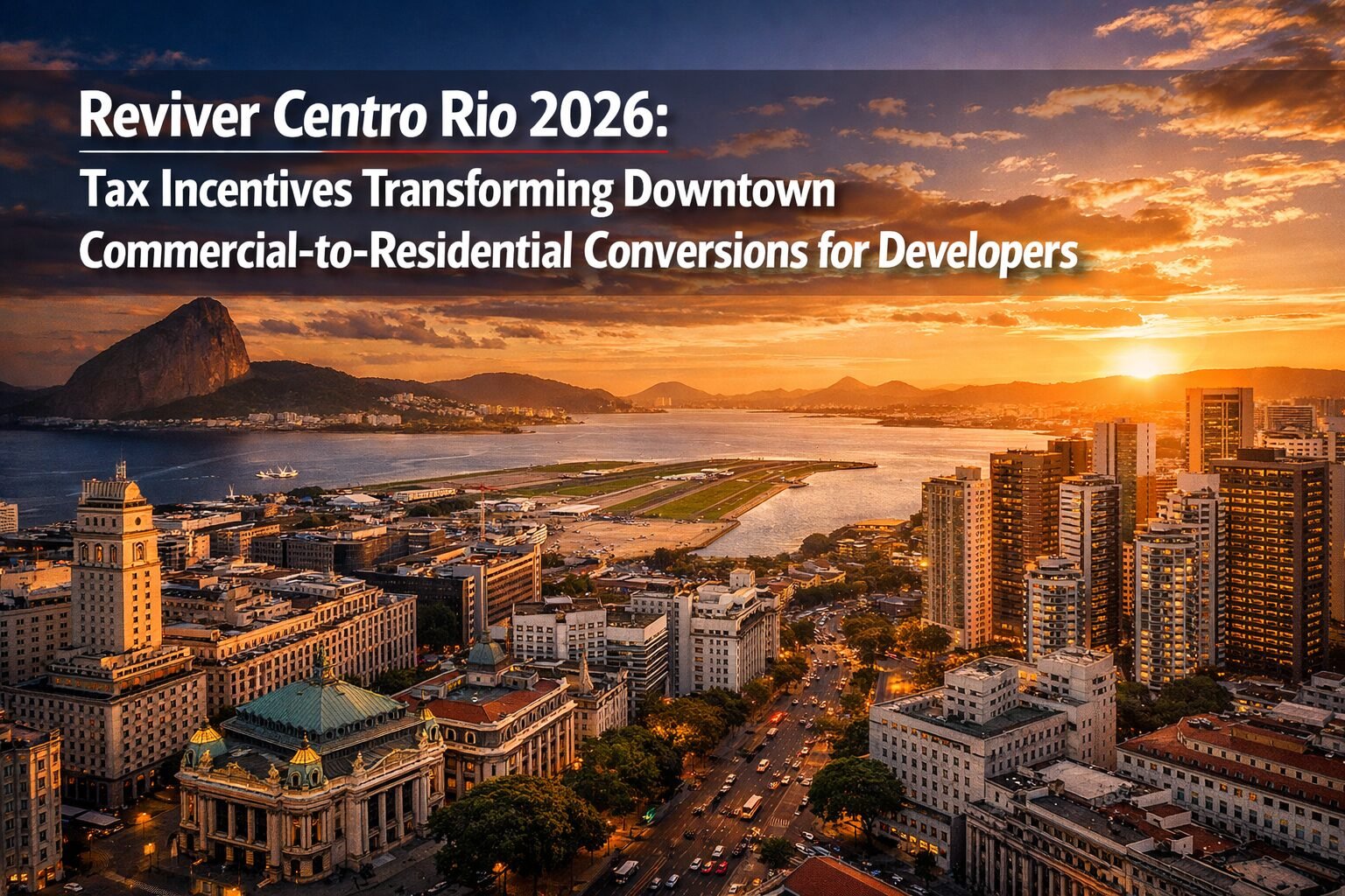 Reviver Centro Rio 2026: Tax Incentives Transforming Downtown Commercial-to-Residential Conversions for Developers