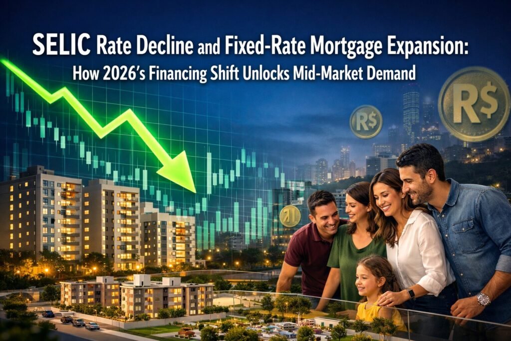 SELIC Rate Decline and Fixed-Rate Mortgage Expansion: How 2026's Financing Shift Unlocks Mid-Market Demand