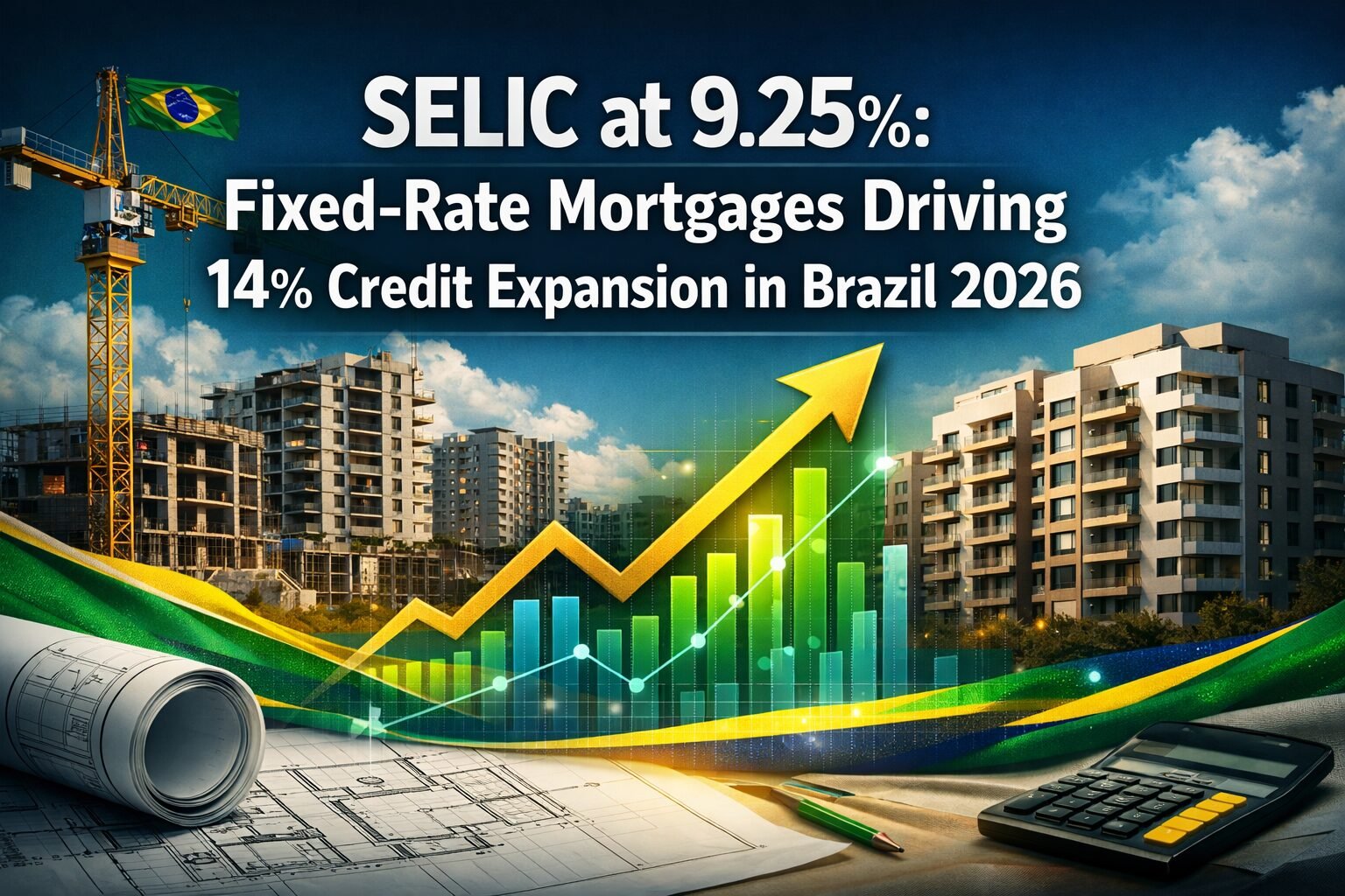 SELIC at 9.25% and Fixed-Rate Mortgages: 14% Credit Expansion Boosting Brazil Residential Launches in 2026