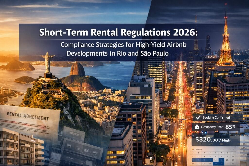 Short-Term Rental Regulations 2026: Compliance Strategies for High-Yield Airbnb Developments in Rio and São Paulo