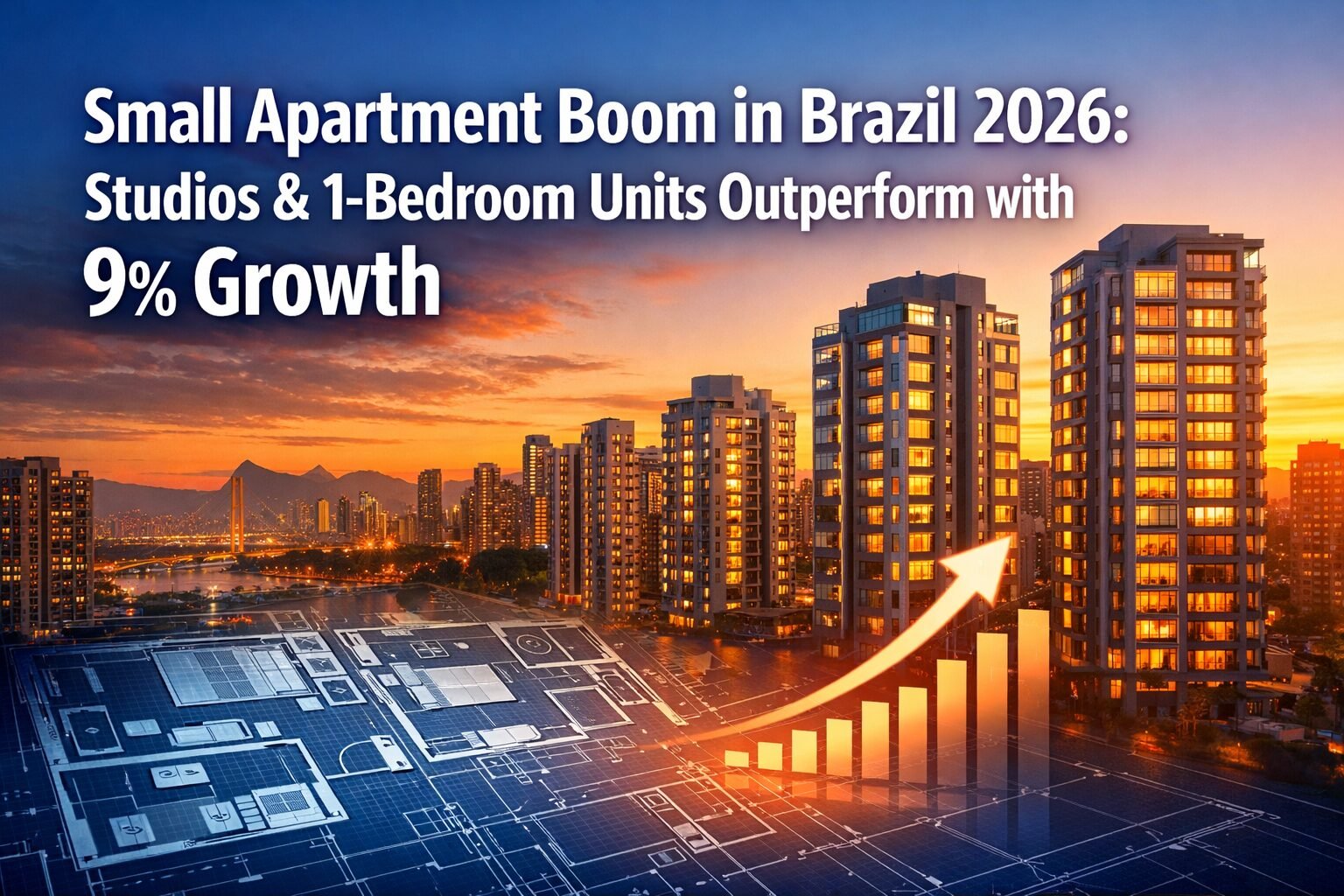 Small Apartment Boom in Brazil 2026: Why Studios and 1-Bedroom Units Are Outperforming Larger Properties with 9% Annual Growth