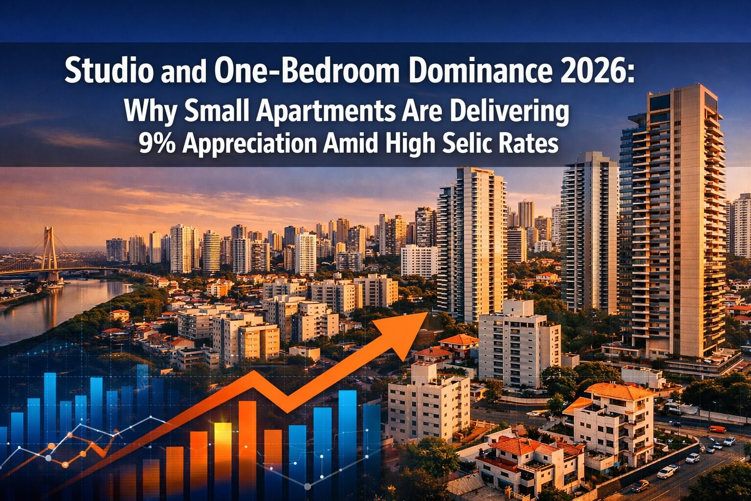 Studio and One-Bedroom Dominance 2026: Why Small Apartments Are Delivering 9% Appreciation Amid High Selic Rates
