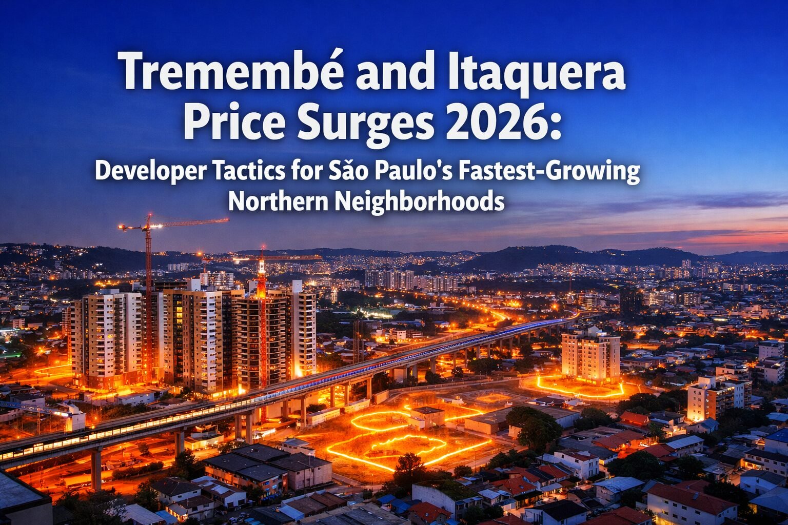 Tremembé and Itaquera Price Surges 2026: Developer Tactics for São Paulo's Fastest-Growing Northern Neighborhoods