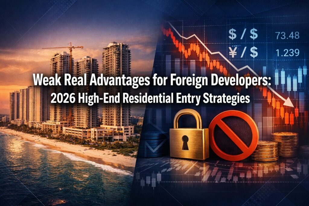 Weak Real Advantages for Foreign Developers: 2026 High-End Residential Entry Strategies
