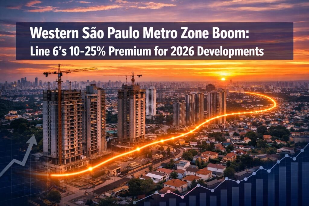 Western São Paulo Metro Zone Boom: Line 6's 10-25% Premium for 2026 Developments