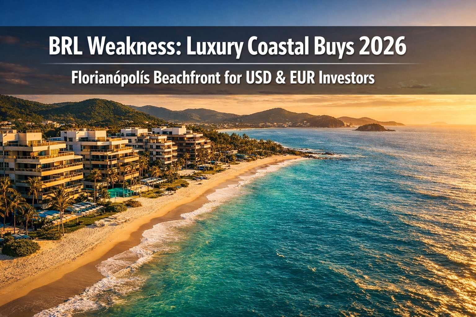 BRL Weakness Driving Luxury Coastal Buys 2026: Exchange Rate Plays for European and U.S. Investors in Florianópolis Beachfront