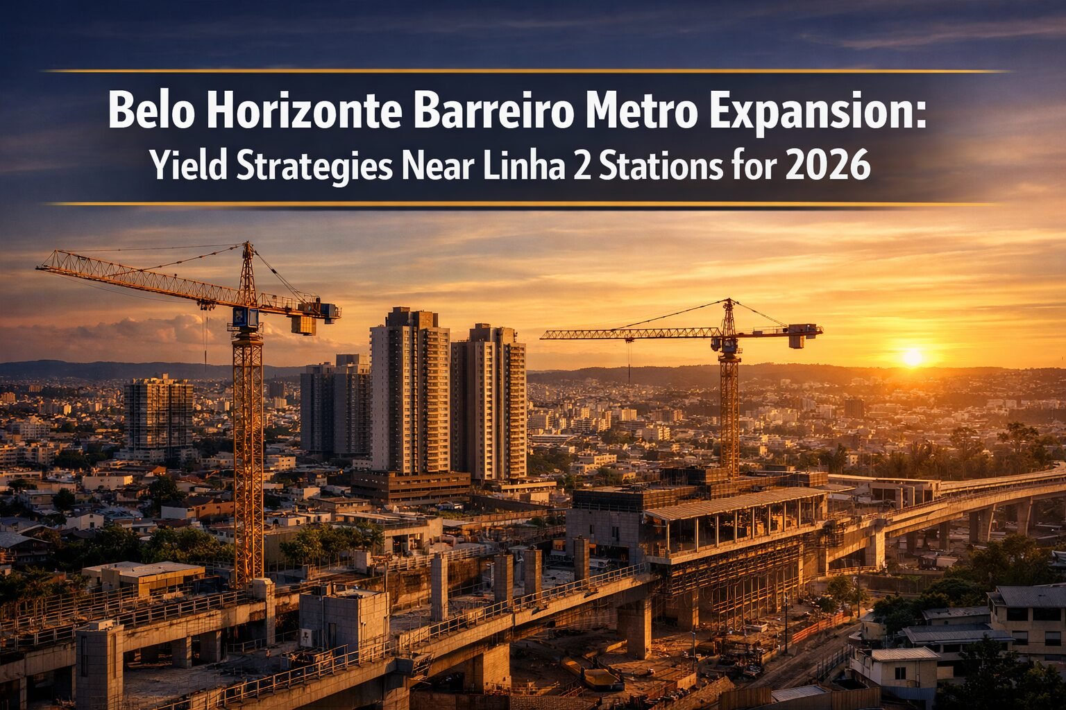 Belo Horizonte Barreiro Metro Expansion: Yield Strategies Near Linha 2 Stations for 2026