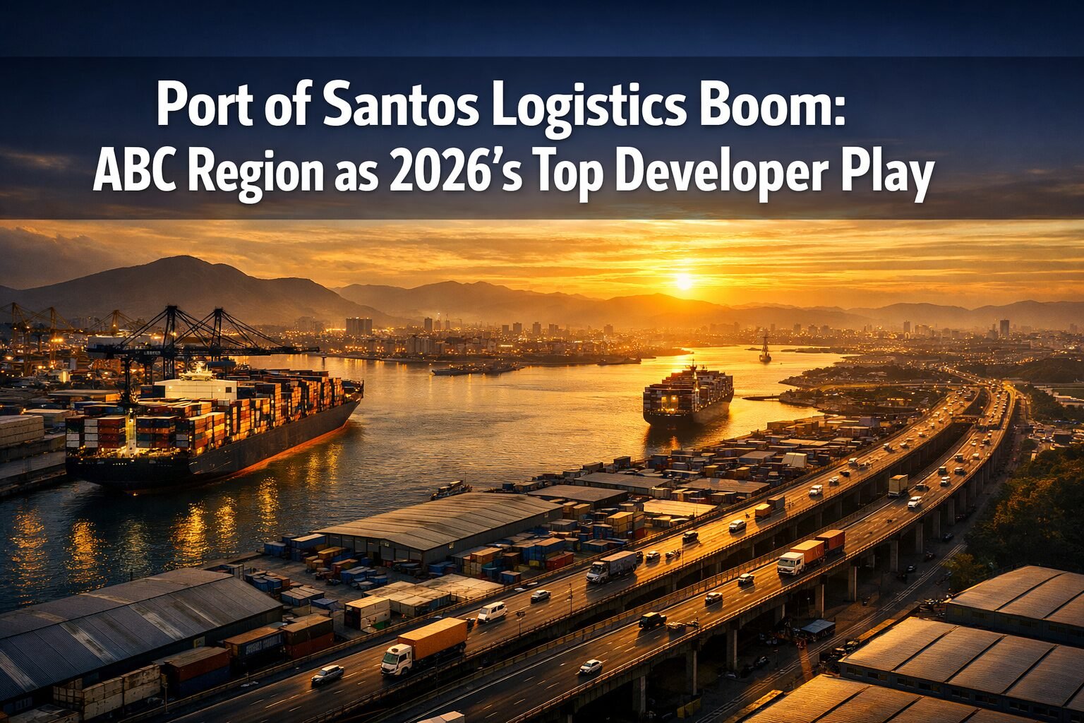 Commercial Real Estate Boom Near Port of Santos: ABC Region Logistics Hubs as 2026's Highest-Yield Developer Play