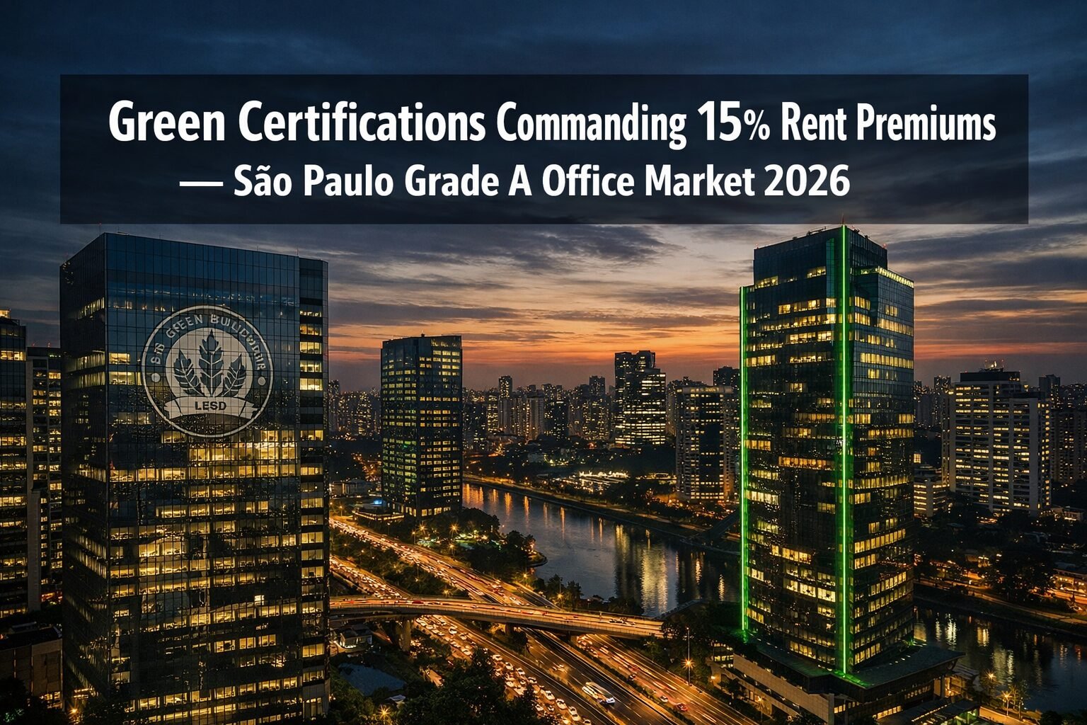 ESG Compliance as a Rental Premium Driver: How Green Certifications Are Commanding 15% Price Premiums in São Paulo's Grade A Office Market 2026