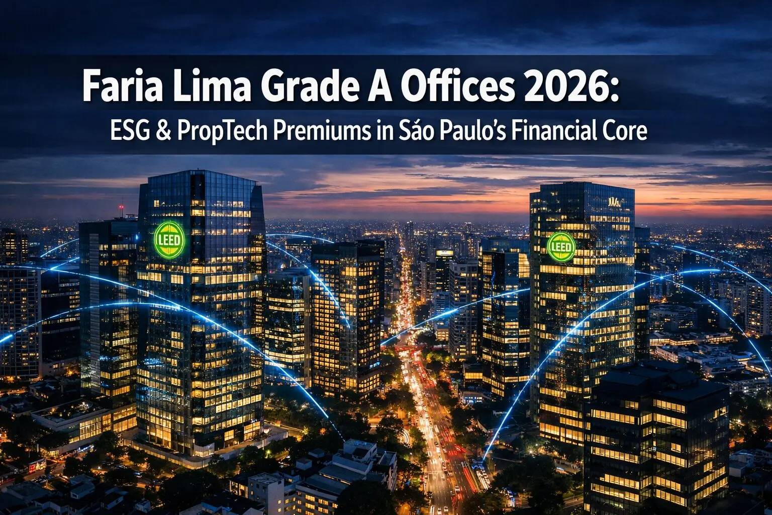Faria Lima Grade A Offices 2026: ESG and PropTech Premiums in São Paulo's Financial Core