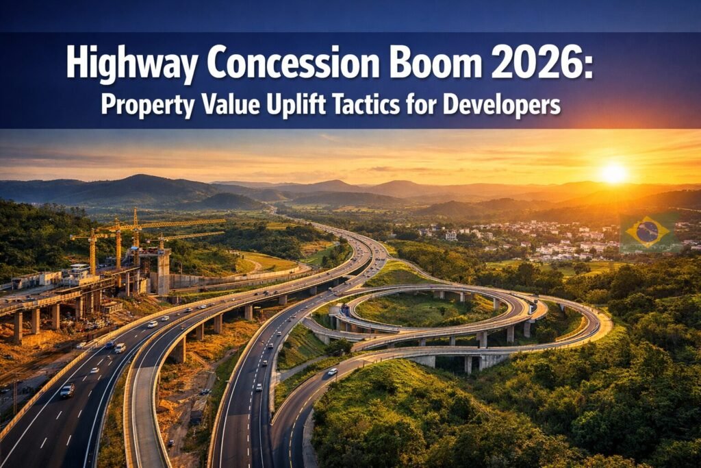Highway Concession Boom 2026: Property Value Uplift Tactics for Developers Along Brazil's 15 New Routes