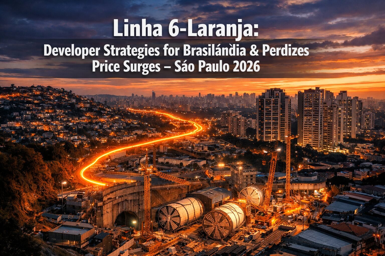 Linha 6-Laranja Metro Impact: Developer Strategies for Brasilândia and Perdizes Price Surges in São Paulo 2026