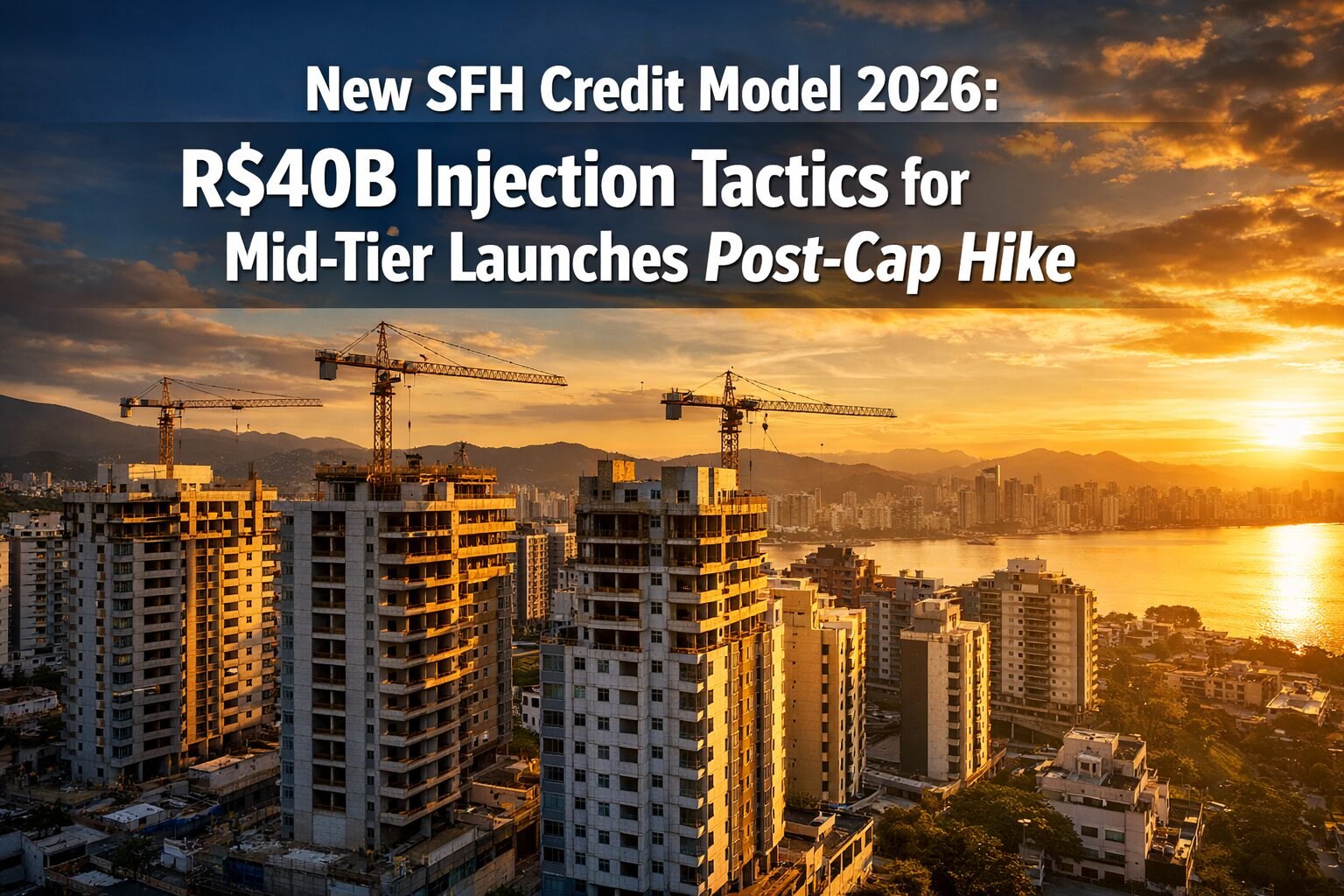 New SFH Credit Model 2026: R$40B Injection Tactics for Mid-Tier Launches Post-Cap Hike