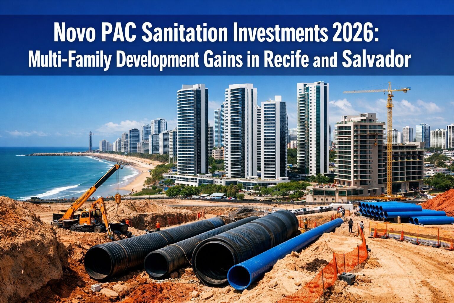 Novo PAC Sanitation Investments 2026: Multi-Family Development Gains in Recife and Salvador