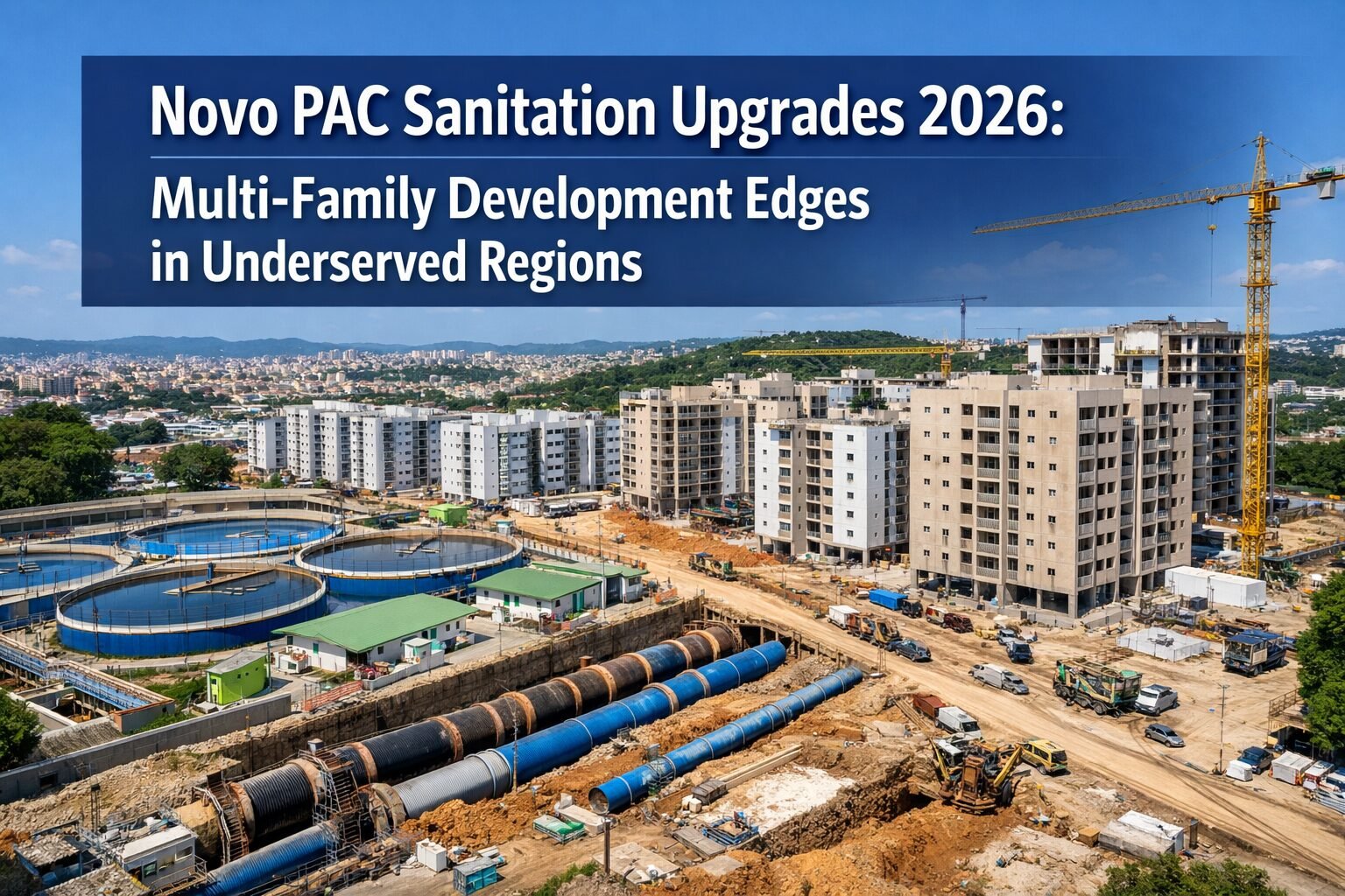 Novo PAC Sanitation Upgrades 2026: Multi-Family Development Edges in Underserved Regions