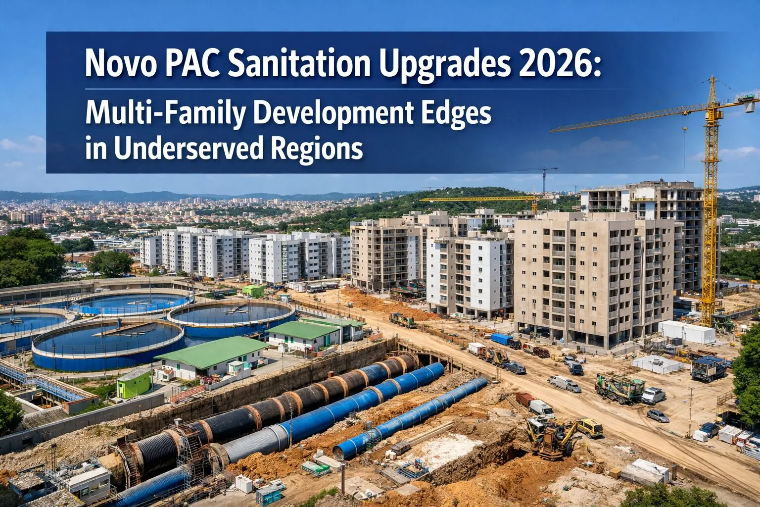 Novo PAC Sanitation Upgrades 2026: Multi-Family Development Edges in Underserved Regions