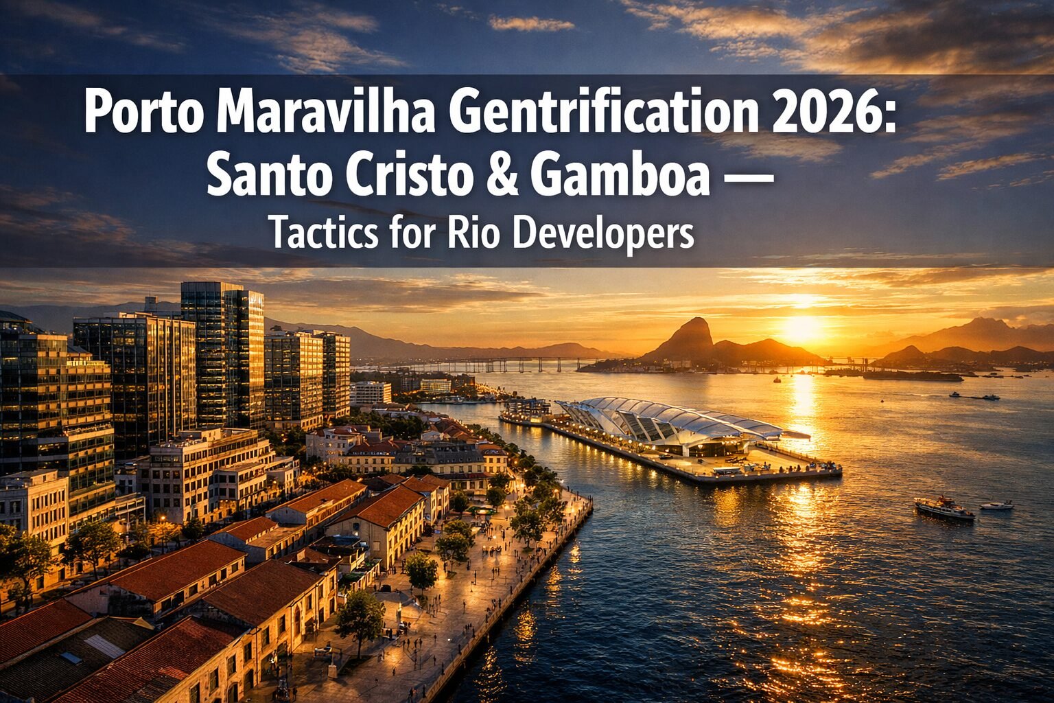 Porto Maravilha Gentrification 2026: Santo Cristo and Gamboa Tactics for Rio Developers