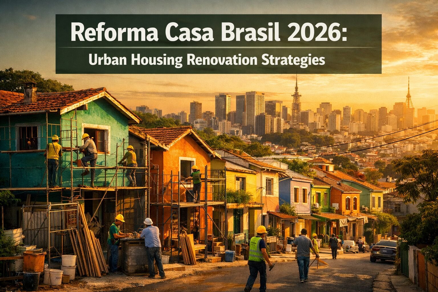 Reforma Casa Brasil 2026: Renovation Strategies for Urban Housing Upgrades in Brazil's Election Year