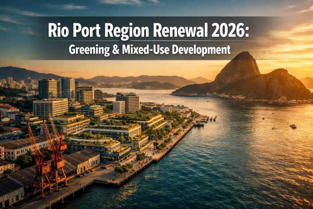 Rio Port Region Renewal 2026: Greening and Mixed-Use Development Opportunities from Urban Revitalization