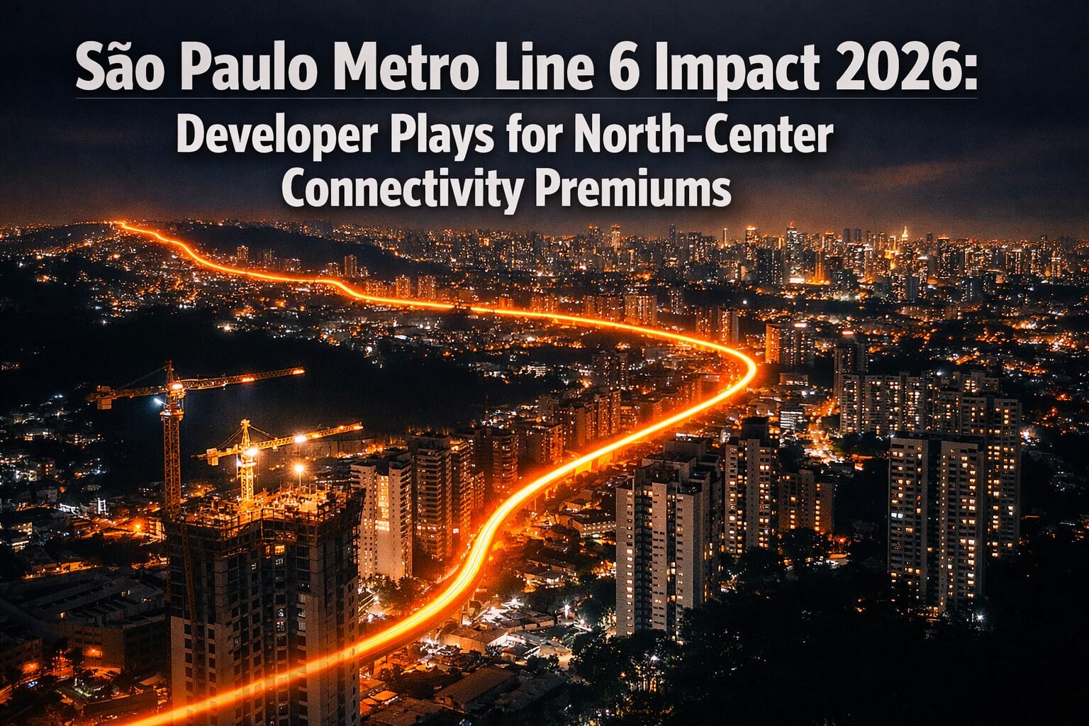 São Paulo Metro Line 6 Impact 2026: Developer Plays for North-Center Connectivity Premiums