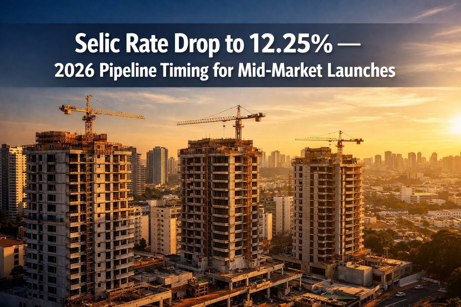 Selic Drop to 12.25% Forecast 2026: Pipeline Timing for Mid-Market Launches