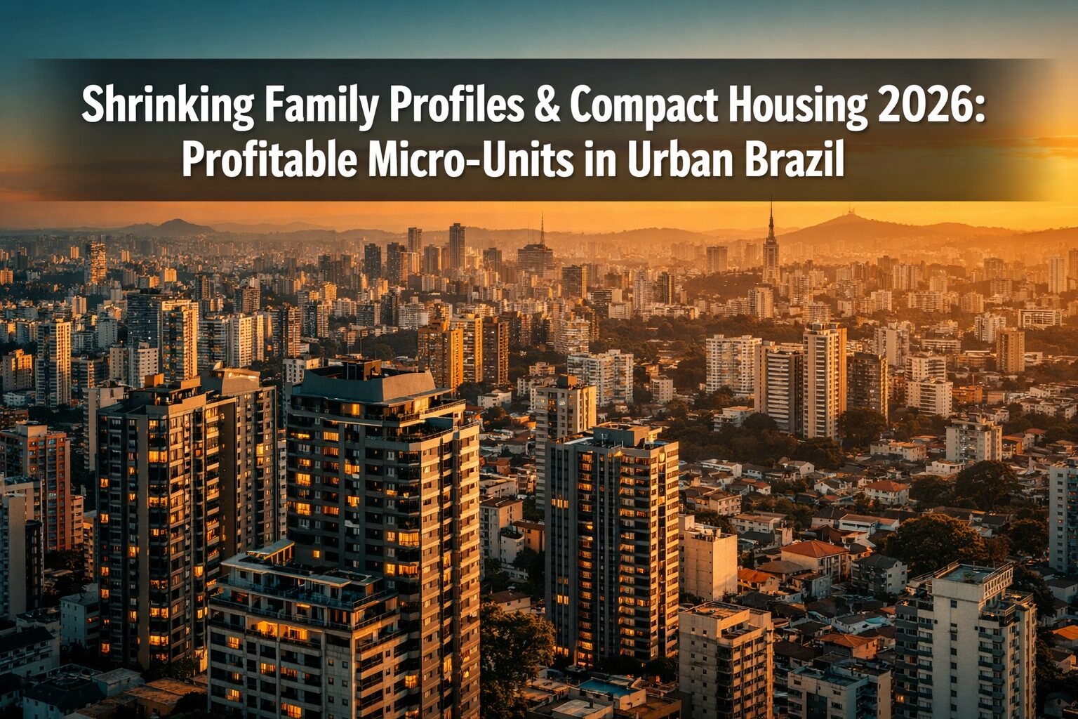 Shrinking Family Profiles Driving Compact Housing Designs 2026: Profitable Micro-Units in Urban Brazil