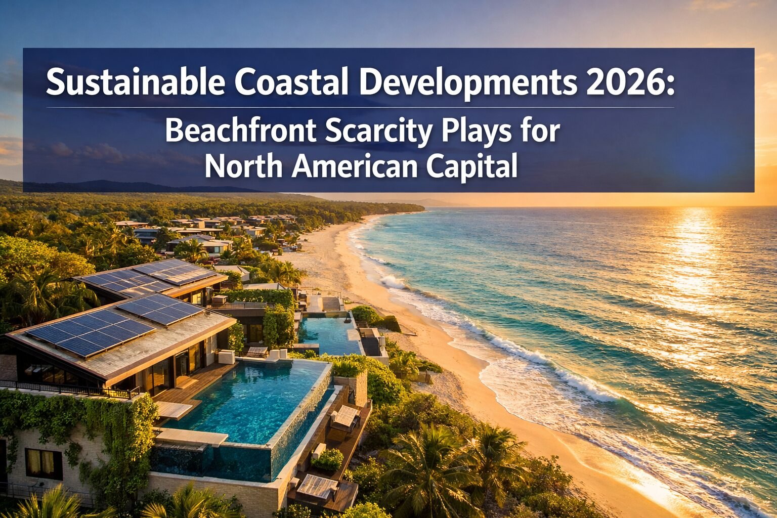 Sustainable Coastal Developments 2026: Beachfront Scarcity Plays for North American Capital