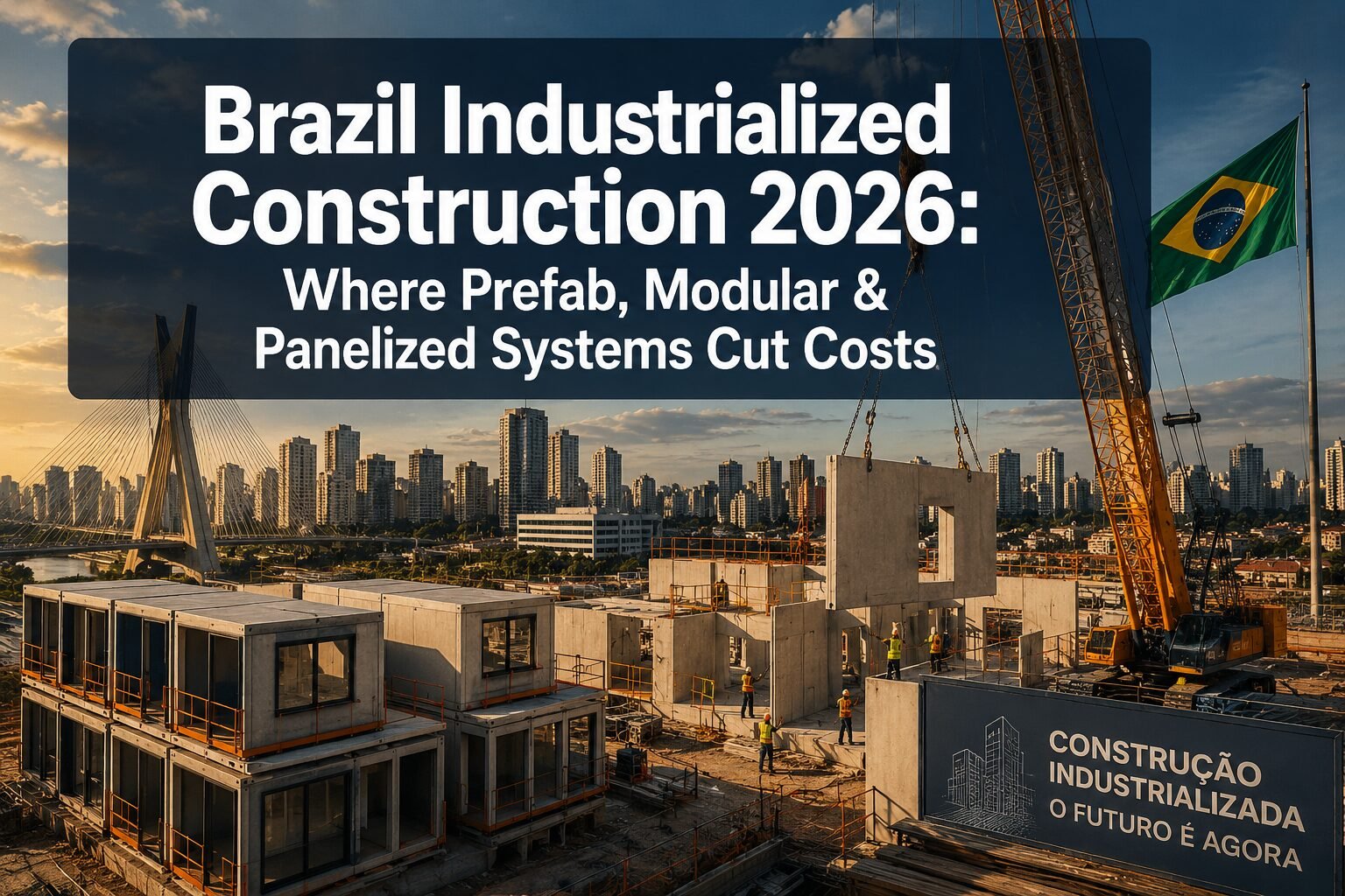 Brazil Industrialized Construction in 2026: Where Prefab, Modular, and Panelized Systems Actually Cut Costs