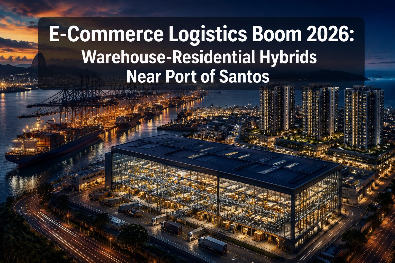E-Commerce Logistics Boom 2026: High-Tech Warehouse-Residential Hybrids Near Port of Santos ABC Region