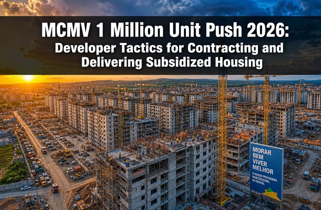MCMV 1 Million Unit Push 2026: Developer Tactics for Contracting and Delivering Subsidized Housing